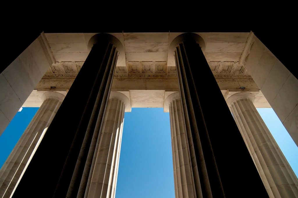 pillar, modern, stone
